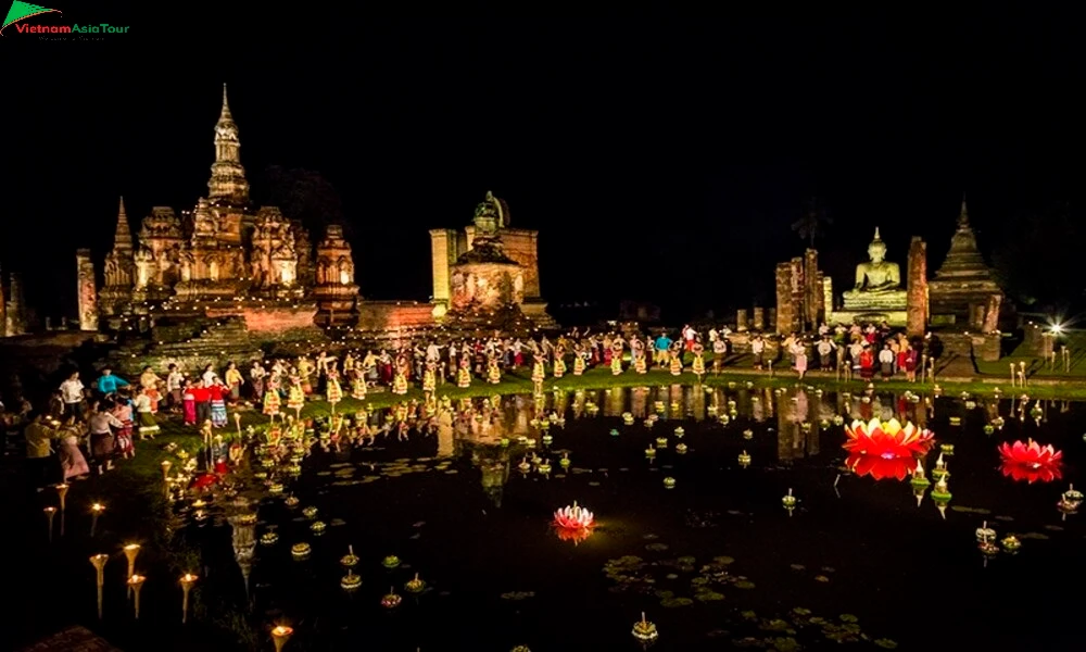 Loy Krathong en Ayutthaya