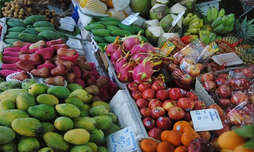 Muchos tipos de frutas