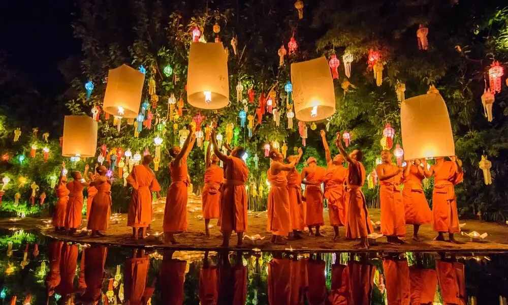 Noche mágica en Tailandia