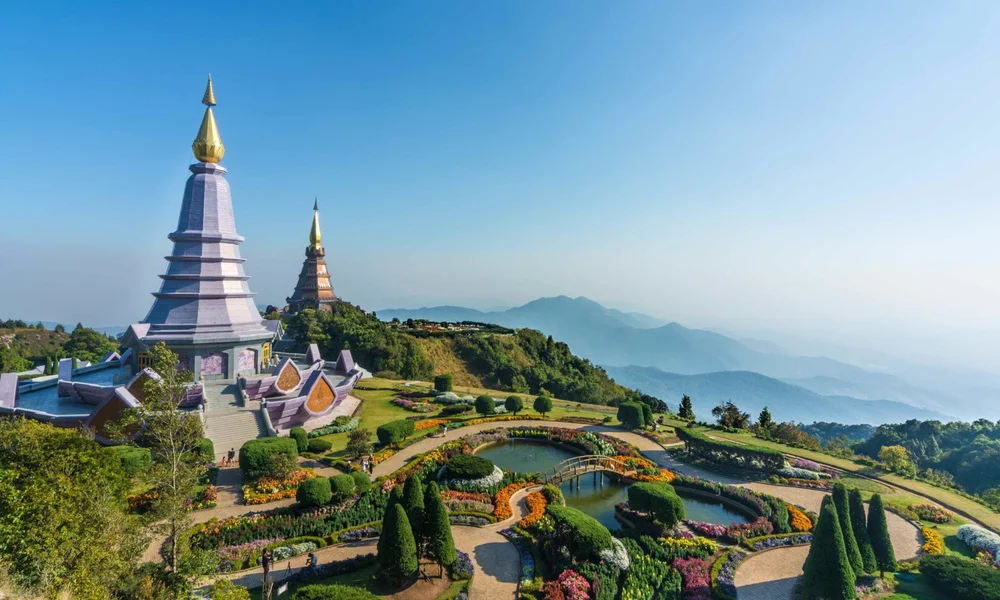 Pagoda del Rey y la Reina en Inthanon
