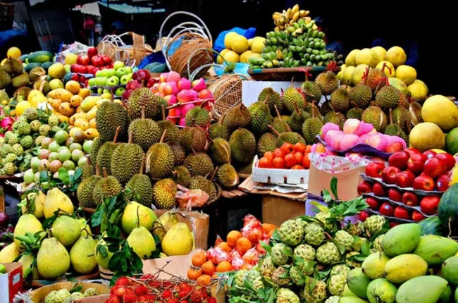 Esencia tropical de encanto, frutas de Tailandia