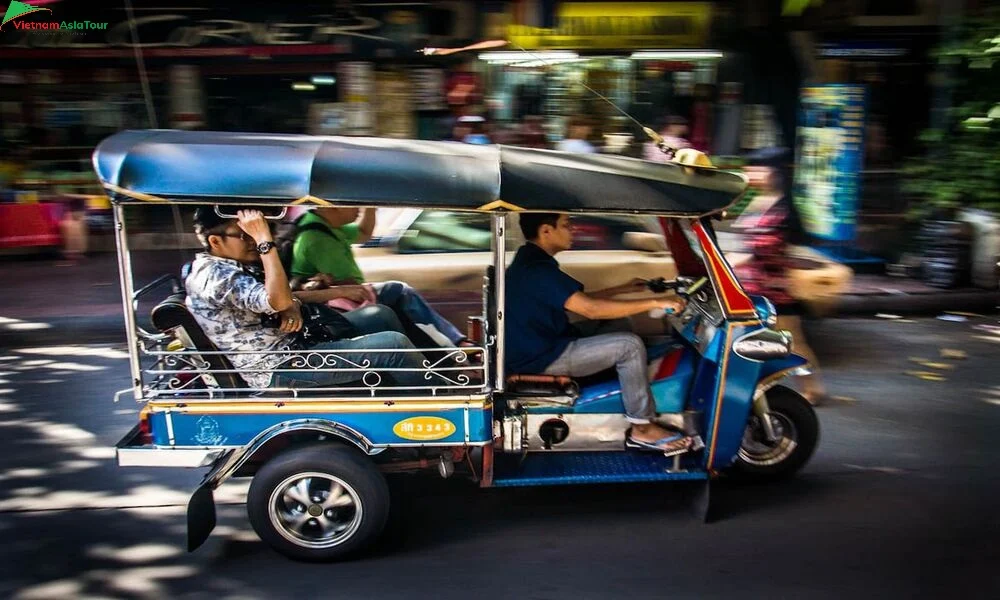 Viajar a Khao San por tuktuk