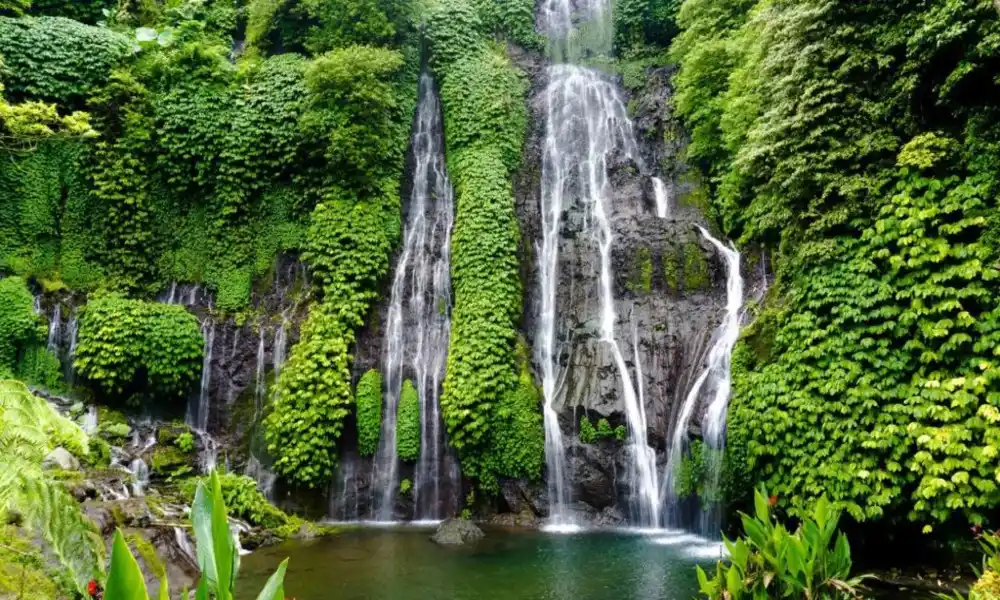 Bañarse en las cascadas