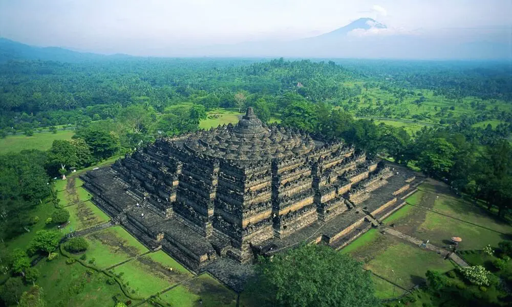 Hace buen tiempo en Borobudur