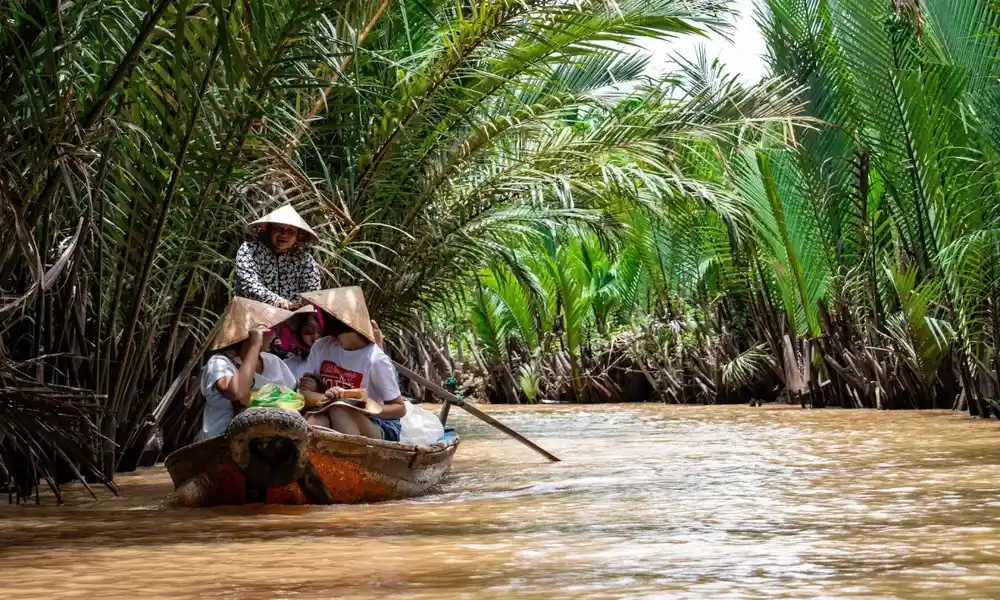 Delta de Mekong en agosto - ambiente muy acogedor