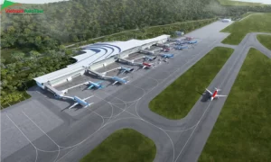 El aeropuerto de Sihanoukville - Camboya