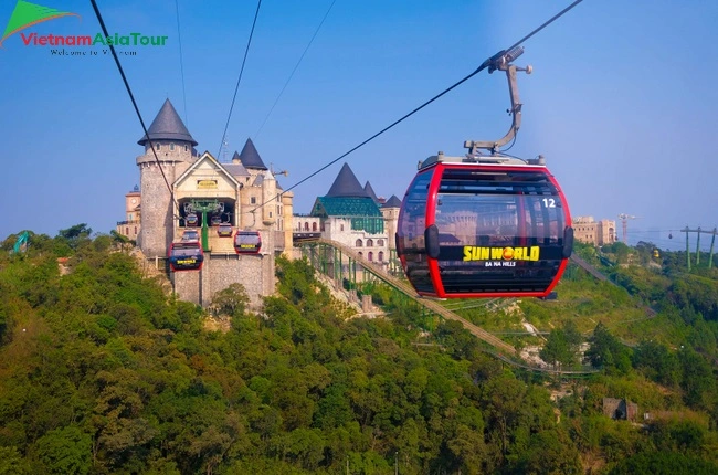 Teleférico a las colinas de Ba Na