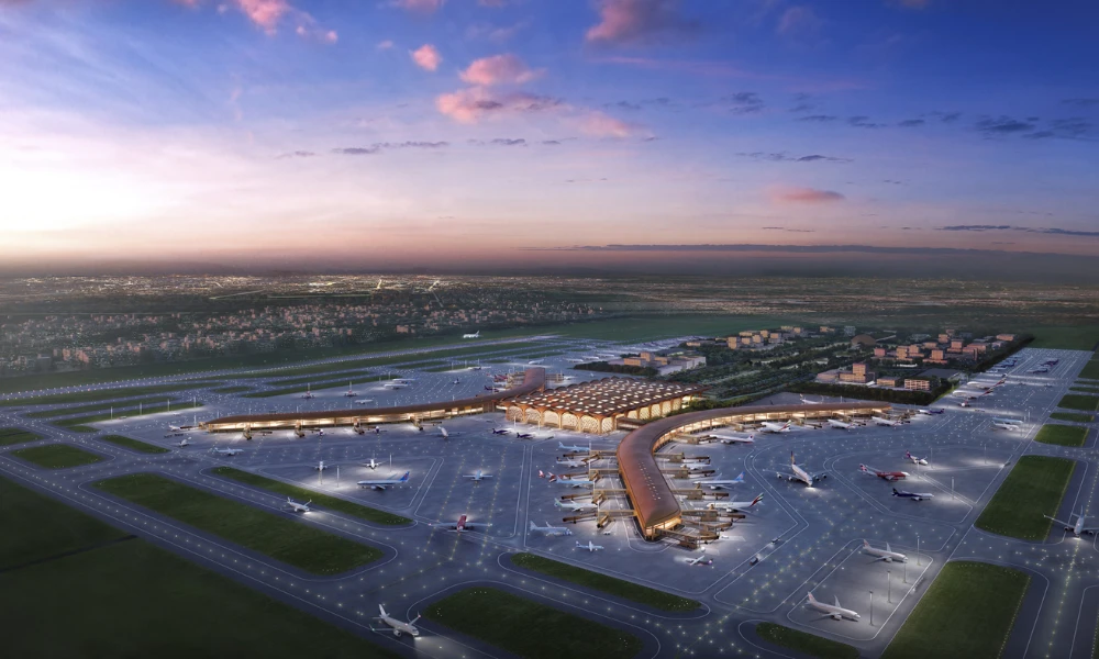 Aeropuerto de Siem Reap-Angkor desde arriba