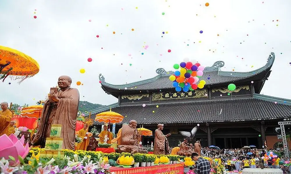 Festival en Bai Dinh Pagoda