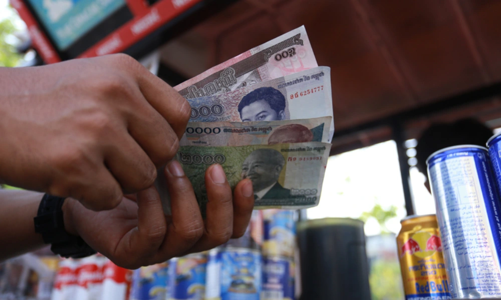 La moneda Camboya en la vida diaria