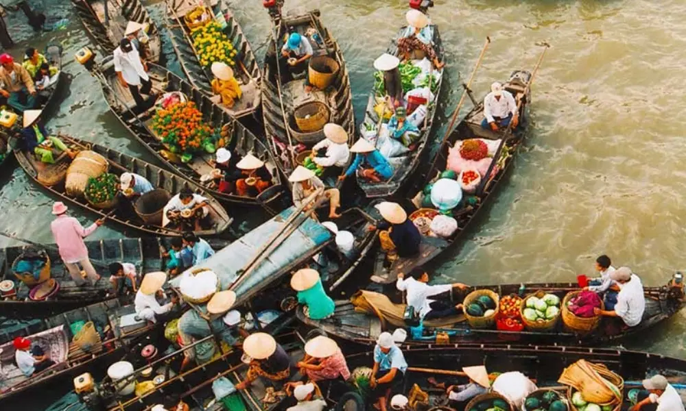 Ritmo de la vida en Can Tho