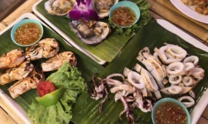 Mariscos a la parrilla