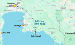 Isla Samet en el mapa
