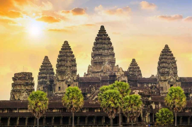 Maravillas ancestrales del templo Camboya