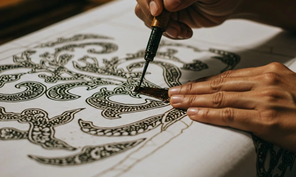 Pintura tradicional Batik